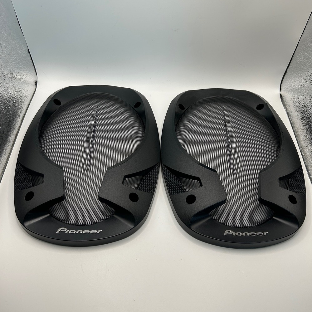 Pioneer 6x9 Speaker Grills TS-R690 Black Mesh Replacement Covers Pair